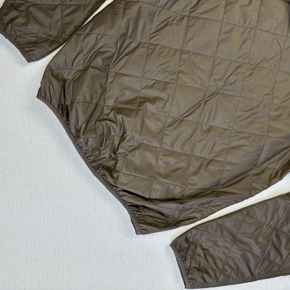 Patagonia Diamond Quilted Bomber Hoody Jacket Men S Full Zip Topsoil Brown Gorp - Picture 11 of 11